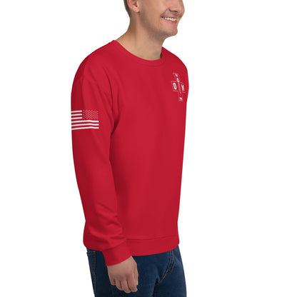 352d SOSS/OSM Store 1 Core Men's Crewneck Performance Sweatshirt - En8c9fRED