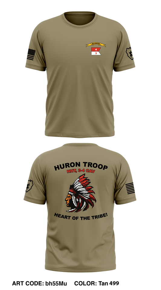 HHT 3-4 CAV Core Men's SS Performance Tee - bh55Mu