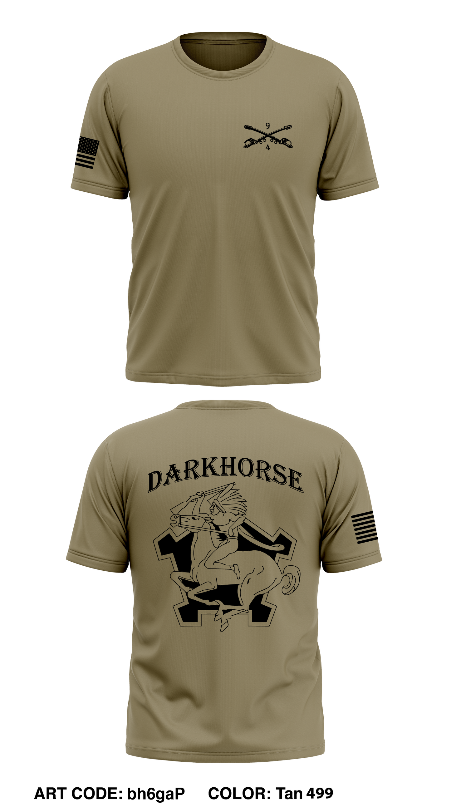Darkhorse 4-9 CAV Core Men's SS Performance Tee - bh6gaP