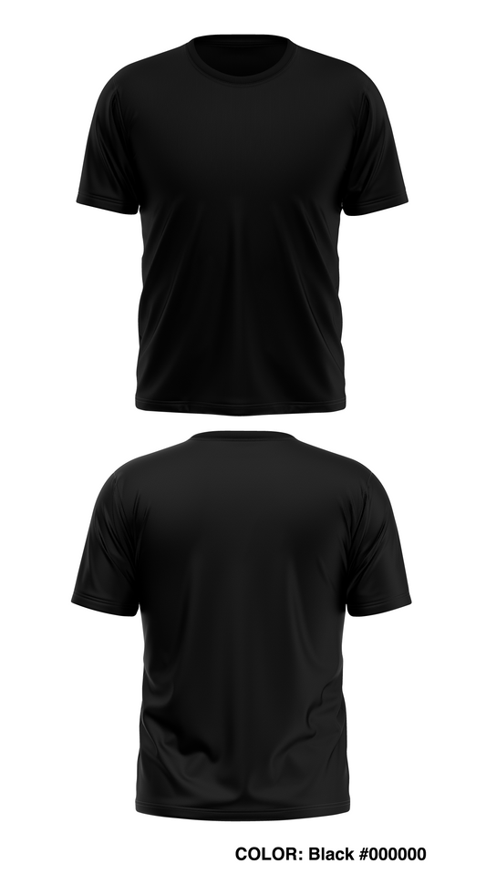 Short Core Men's SS Performance Tee - Black Blank