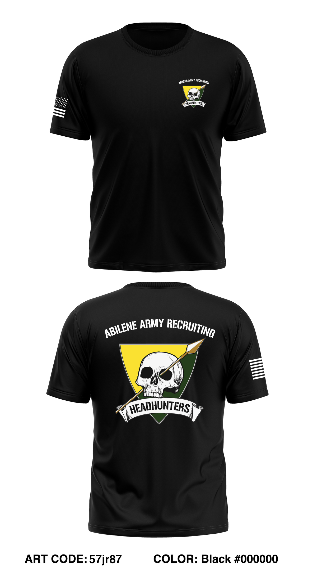 Abilene Army Recruiting Core Men's SS Performance Tee - 57jr87