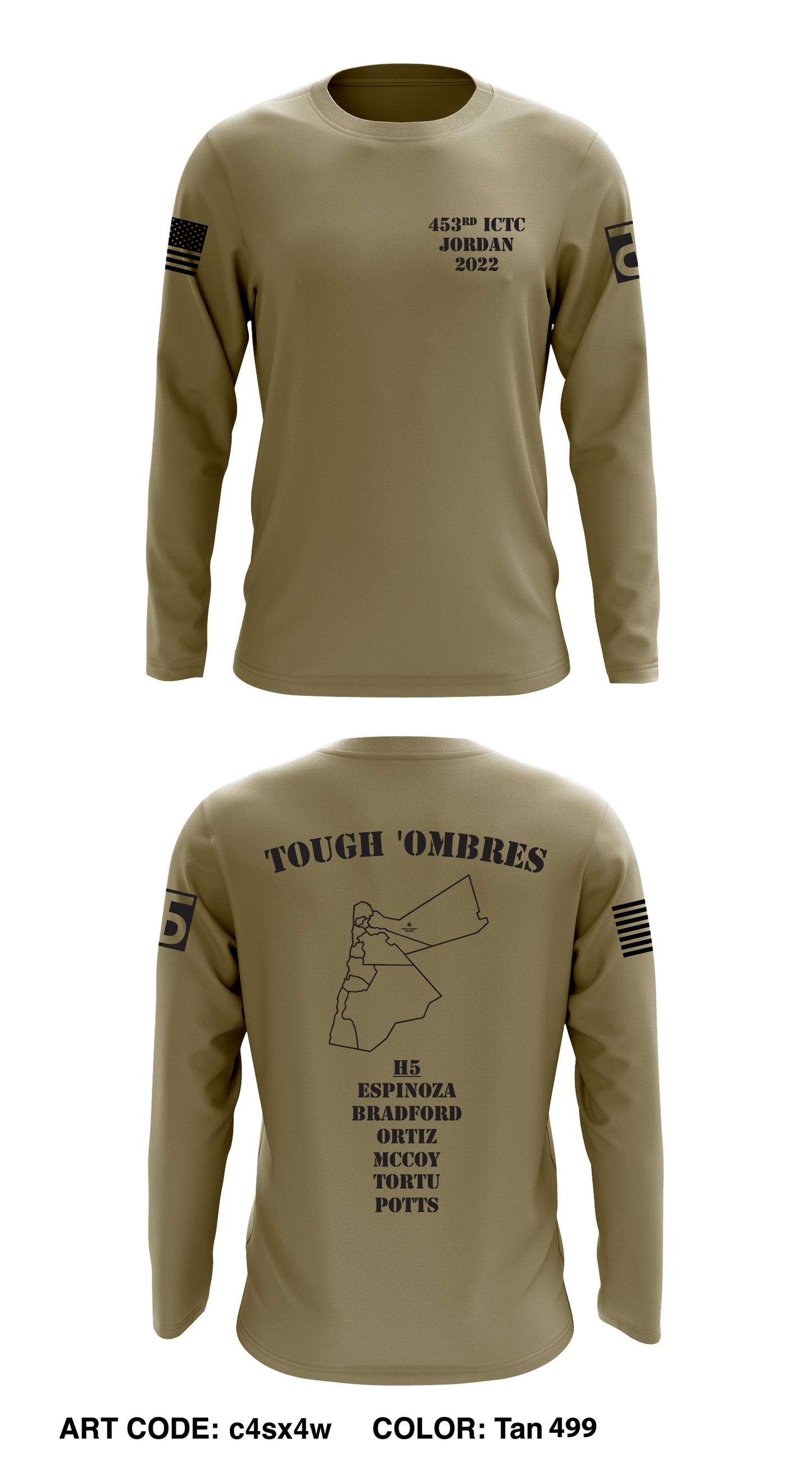 453rd ICTC Core Men's LS Performance Tee - c4sx4w
