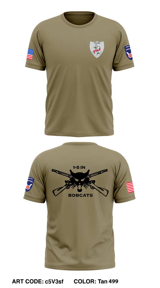 HHC, 1-5 Infantry Core Men's SS Performance Tee - c5V3sf