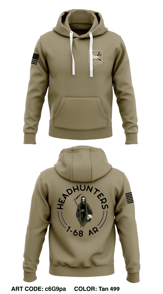 Headhunter 1-68 HHC  Core Men's Hooded Performance Sweatshirt - c6G9pa
