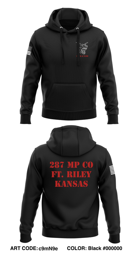 287th Mp Co, 97th Mp BN, 89th Mp BDE  Core Men's Hooded Performance Sweatshirt - c9mN9e