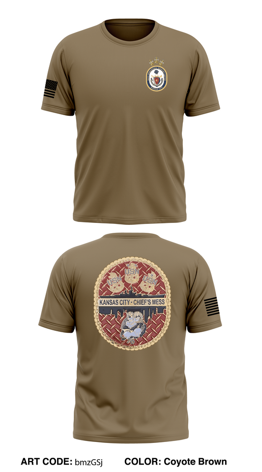 Kansas City Chief Association  Store 1 Core Men's SS Performance Tee - bmzGSj-COY