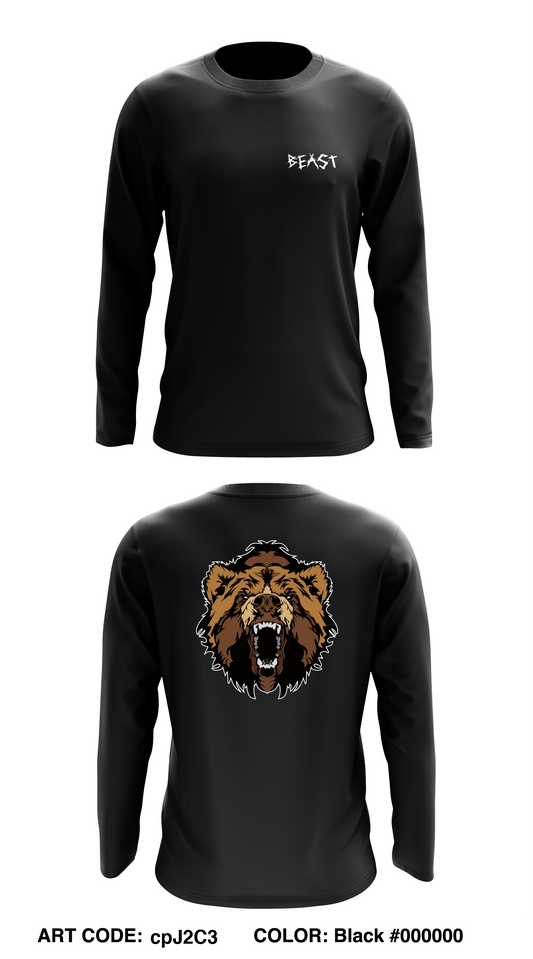 B co, 312th MI BN Core Men's LS Performance Tee - cpJ2C3
