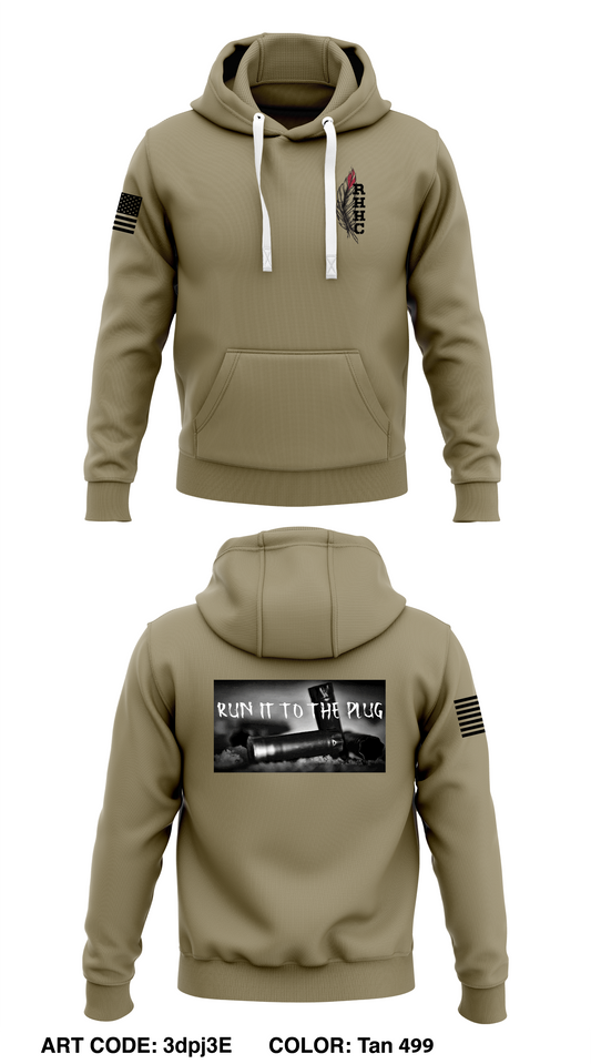 RHHC  Core Men's Hooded Performance Sweatshirt - 3dpj3E