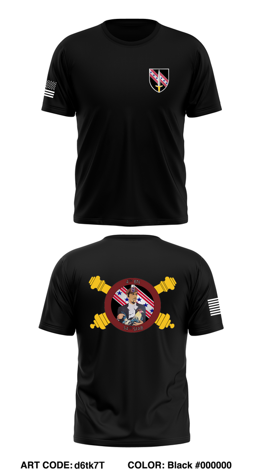 4/54th SFAB Core Men's SS Performance Tee - d6tk7T