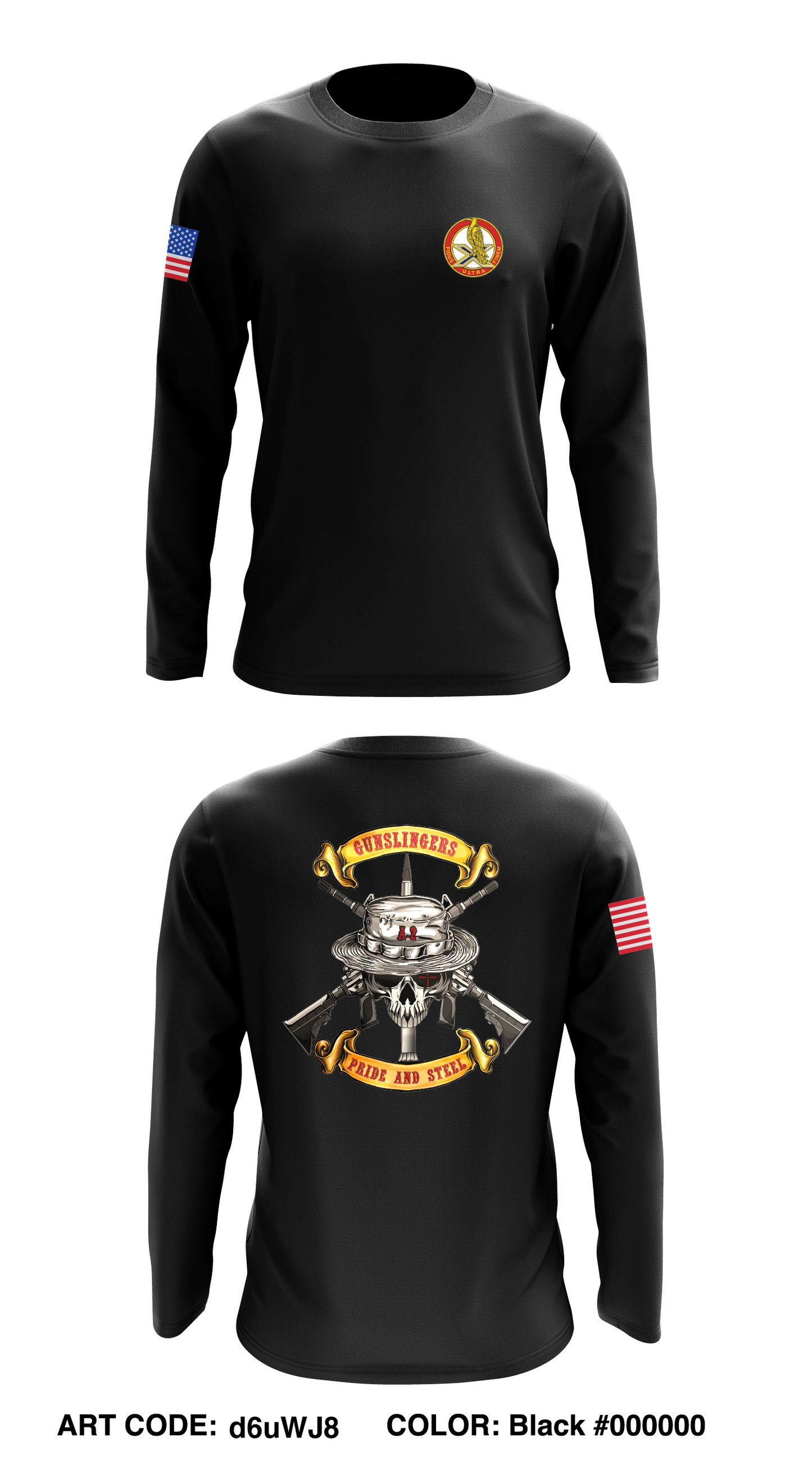 A-2 THAAD, 1-43 ADA Core Men's LS Performance Tee - d6uWJ8