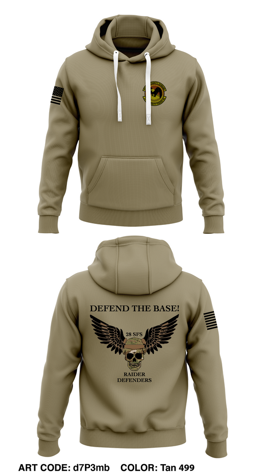 28th SFS EAFB  Core Men's Hooded Performance Sweatshirt - d7P3mb