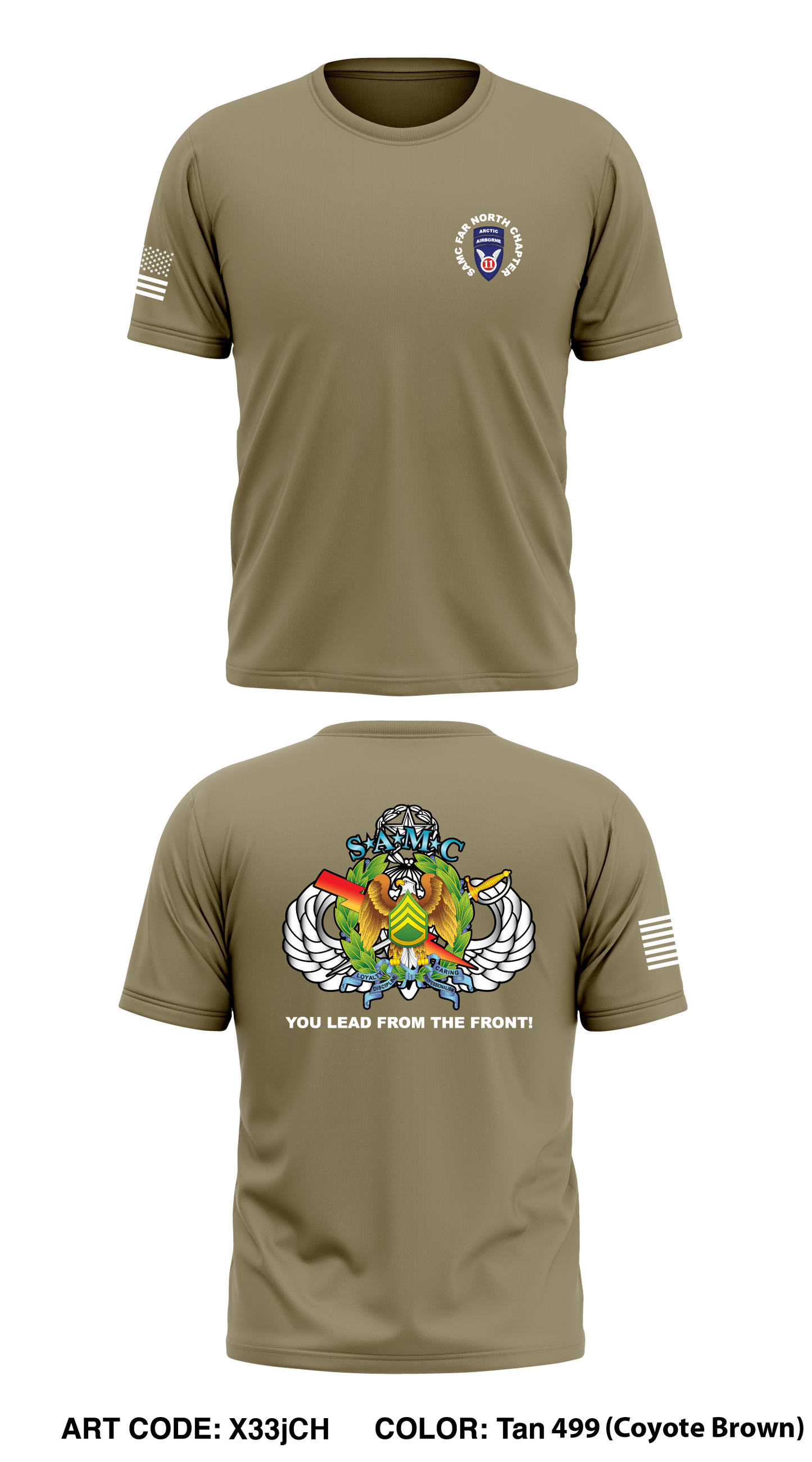 SAMC Far North Chapter Core Men's SS Performance Tee - X33jCH