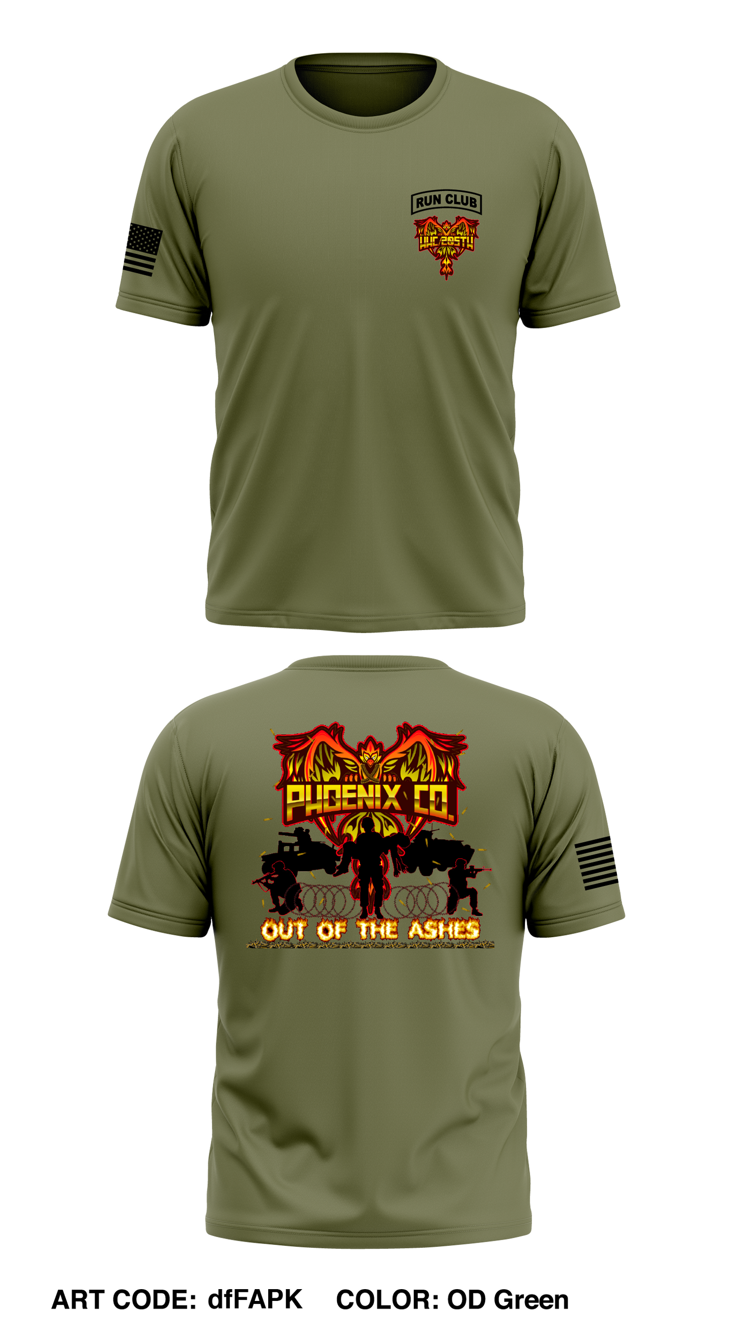 HHC/205th MOD, 17th CSSB (Run Club) Store 1 Core Men's SS Performance Tee - dfFAPK