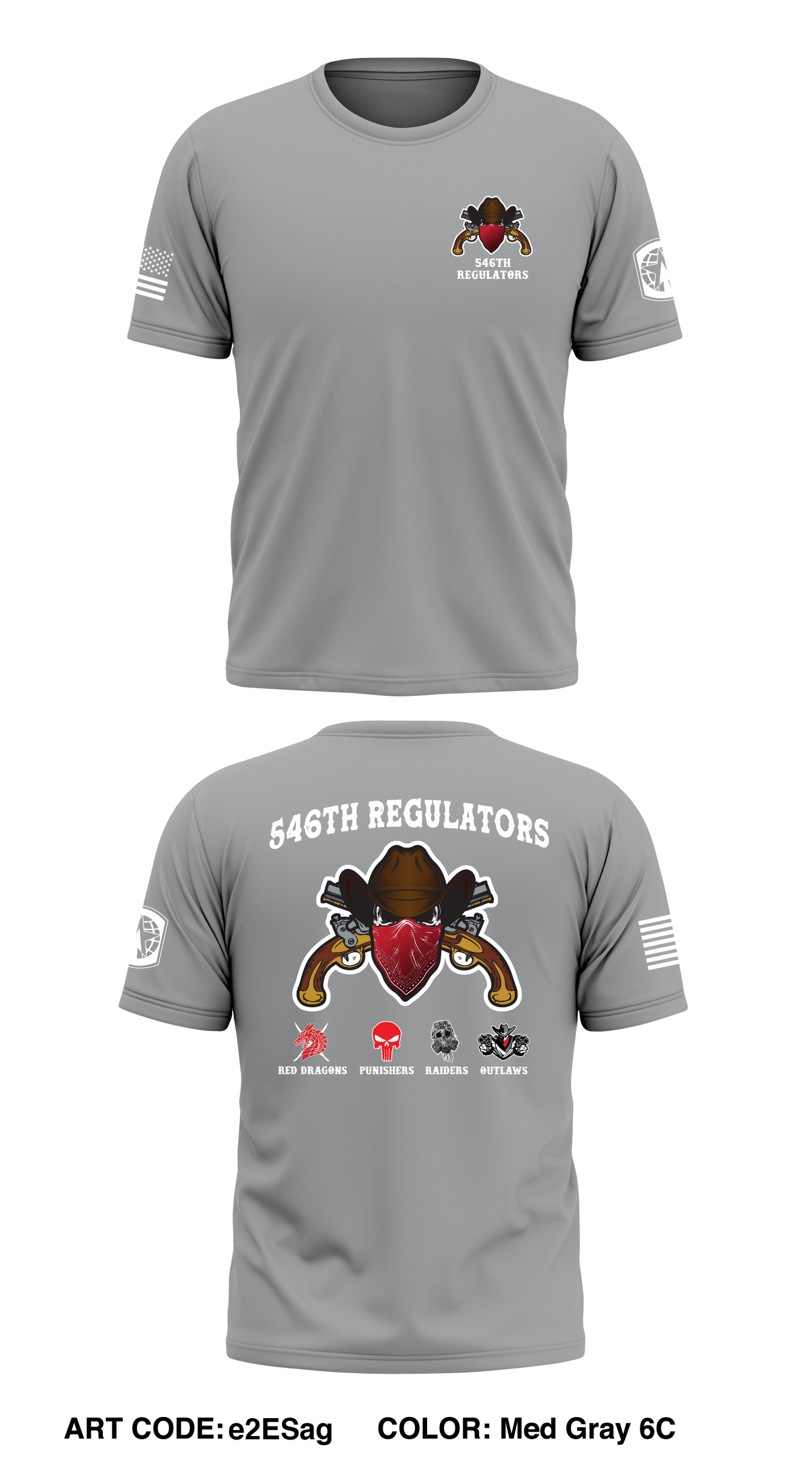 546th Military Police Company Core Men's SS Performance Tee - e2ESag