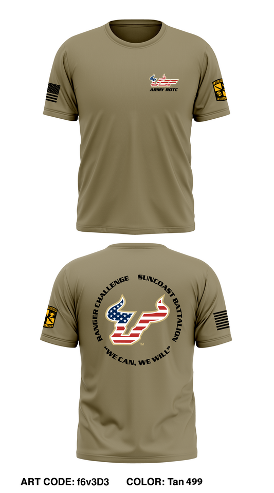 University of South Florida Army ROTC Core Men's SS Performance Tee - f6v3D3