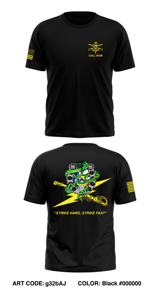 CUSTOM 2-16th Cav, 199th Infantry BDE Core Men's SS Performance Tee - g32bAJ
