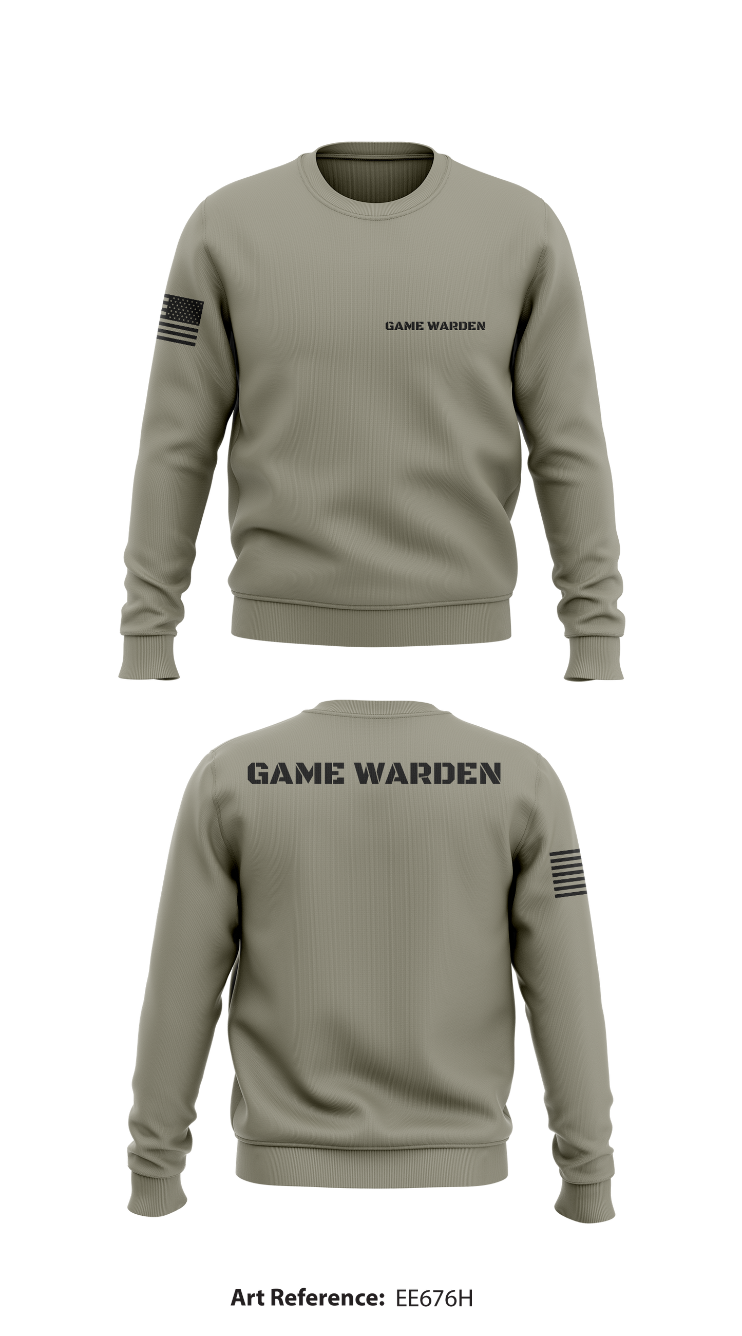 game warden Store 1 Core Men's Crewneck Performance Sweatshirt - Ee676H