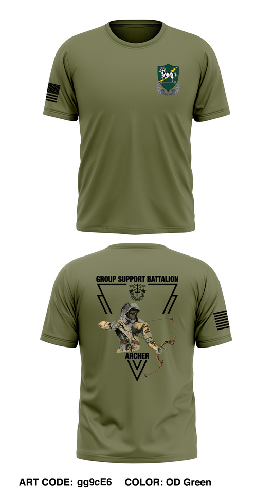 10th SFG Group Support Battalion Core Men's SS Performance Tee - gg9cE6