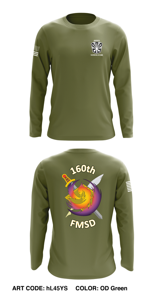 160th FMSD Core Men's LS Performance Tee - hL45YS
