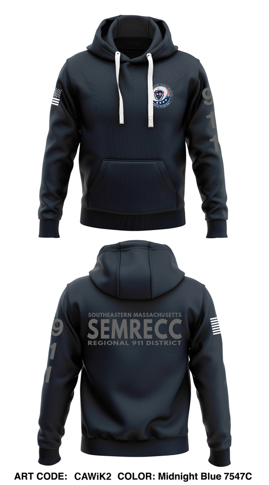 SEMRECC  Core Men's Hooded Performance Sweatshirt - CAWiK2
