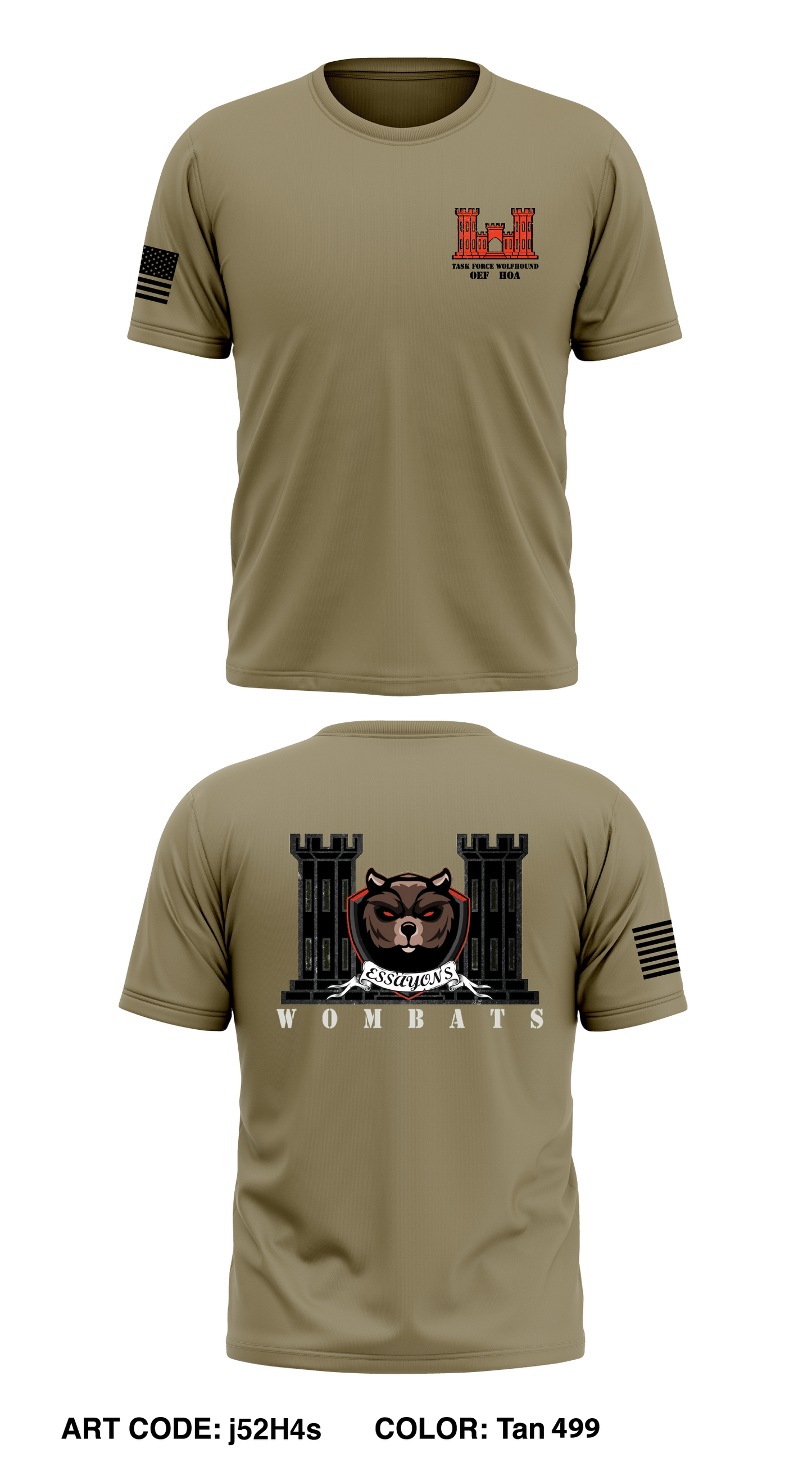 Wombats Core Men's SS Performance Tee - j52H4s
