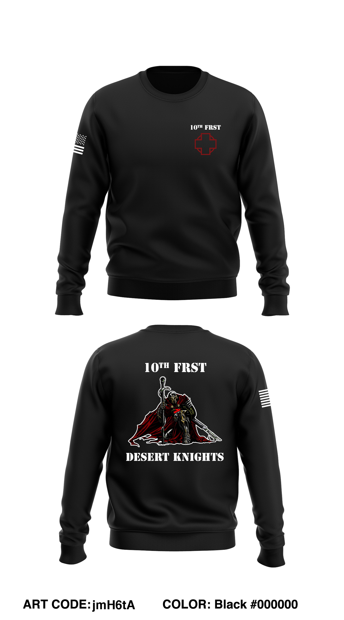 10th FRSD  Core Men's Crewneck Performance Sweatshirt - jmH6tA