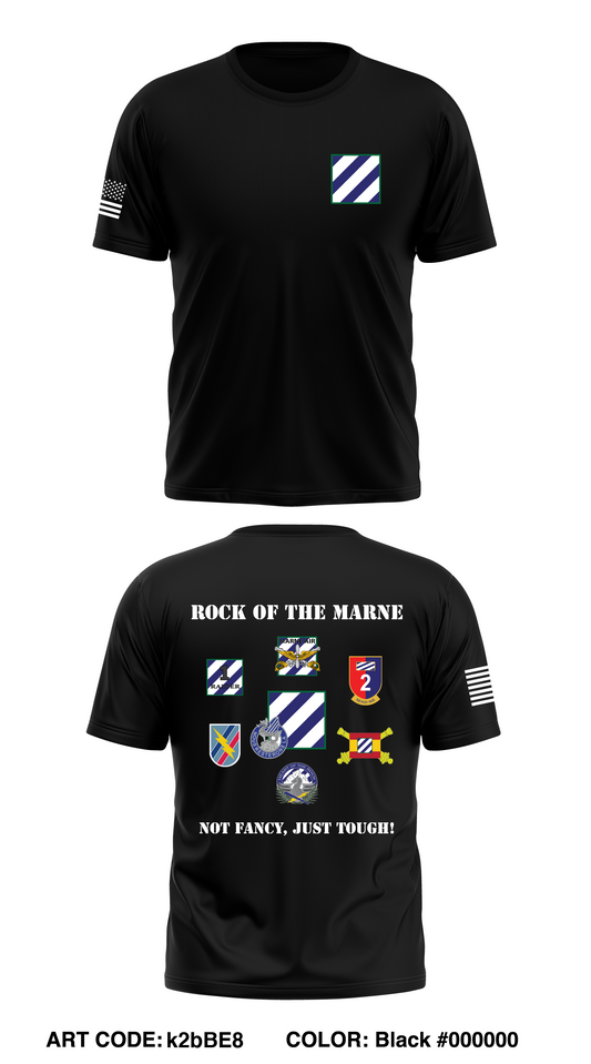 3rd Infantry Division Core Men's SS Performance Tee - k2bBE8