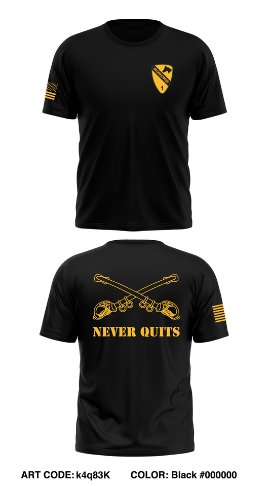 1ABCT, IRONHORSE Core Men's SS Performance Tee - k4q83K