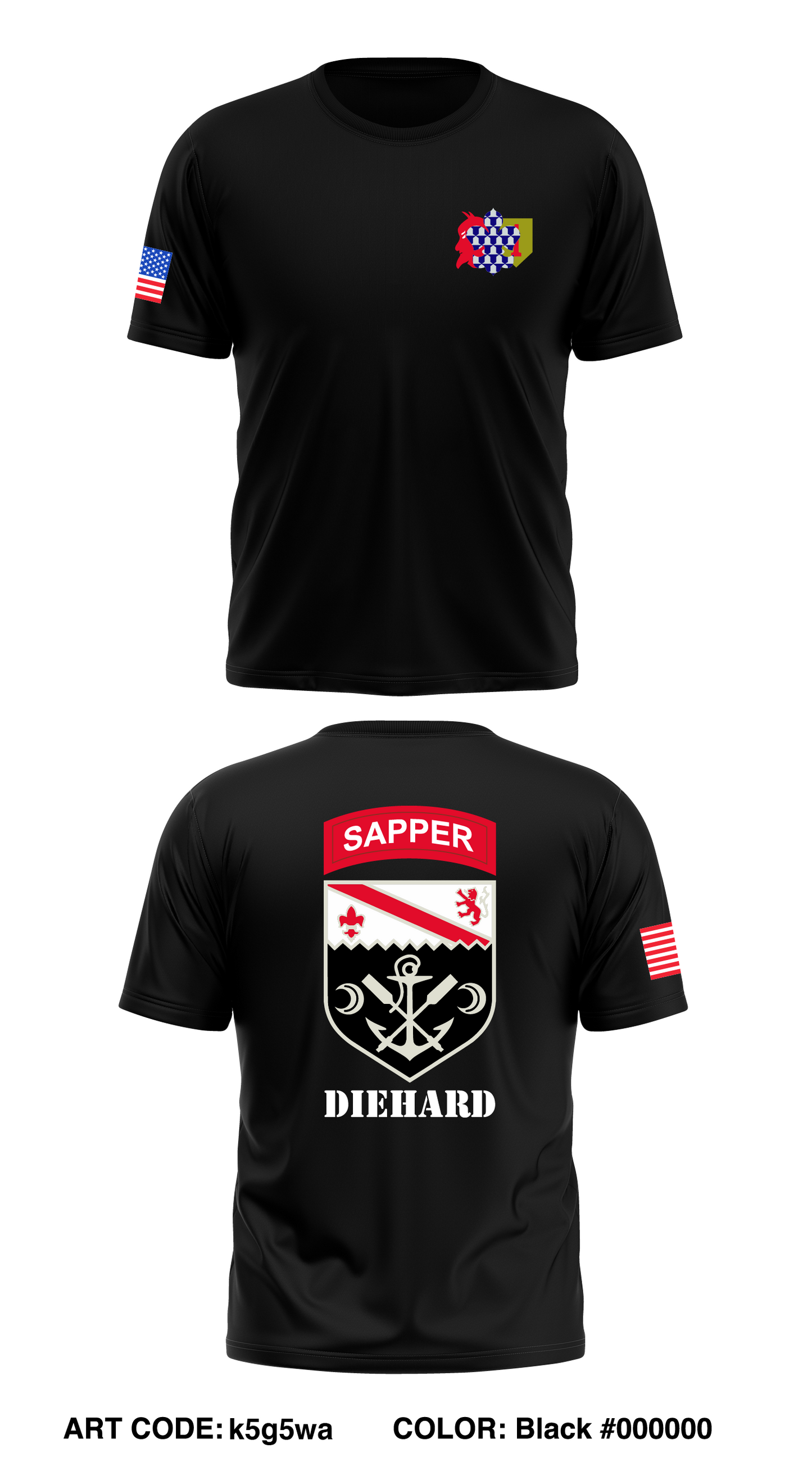 1st Engineer Battalion, 1ID Core Men's SS Performance Tee - k5g5wa