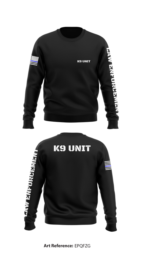 K9 Unit Store 1 Core Men's Crewneck Performance Sweatshirt - 4ddJyu
