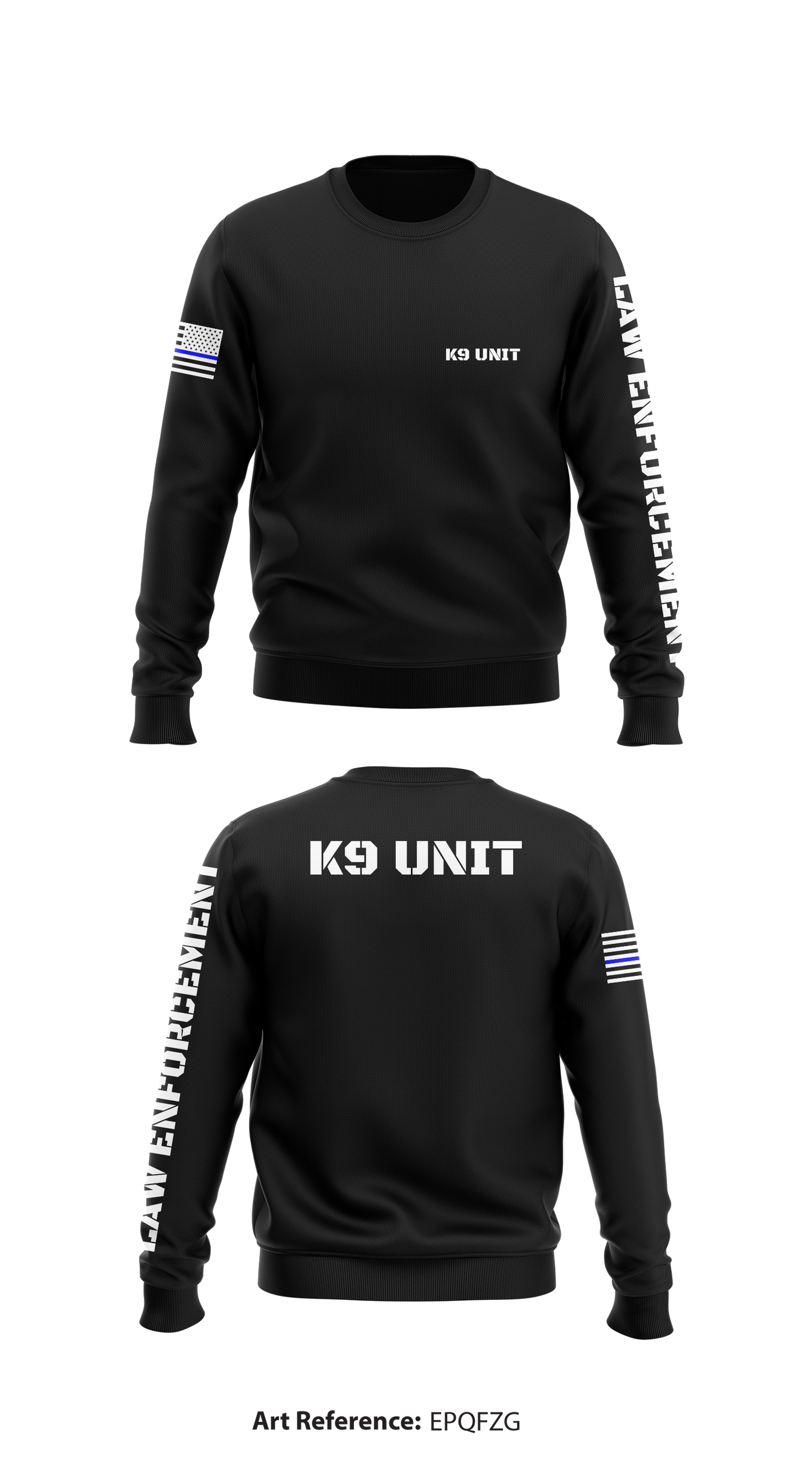 K9 Unit Store 1 Core Men's Crewneck Performance Sweatshirt - 4ddJyu
