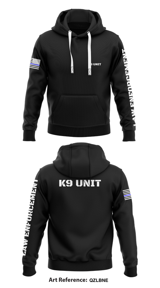 K9 Unit Store 1  Core Men's Hooded Performance Sweatshirt - qZLBNE