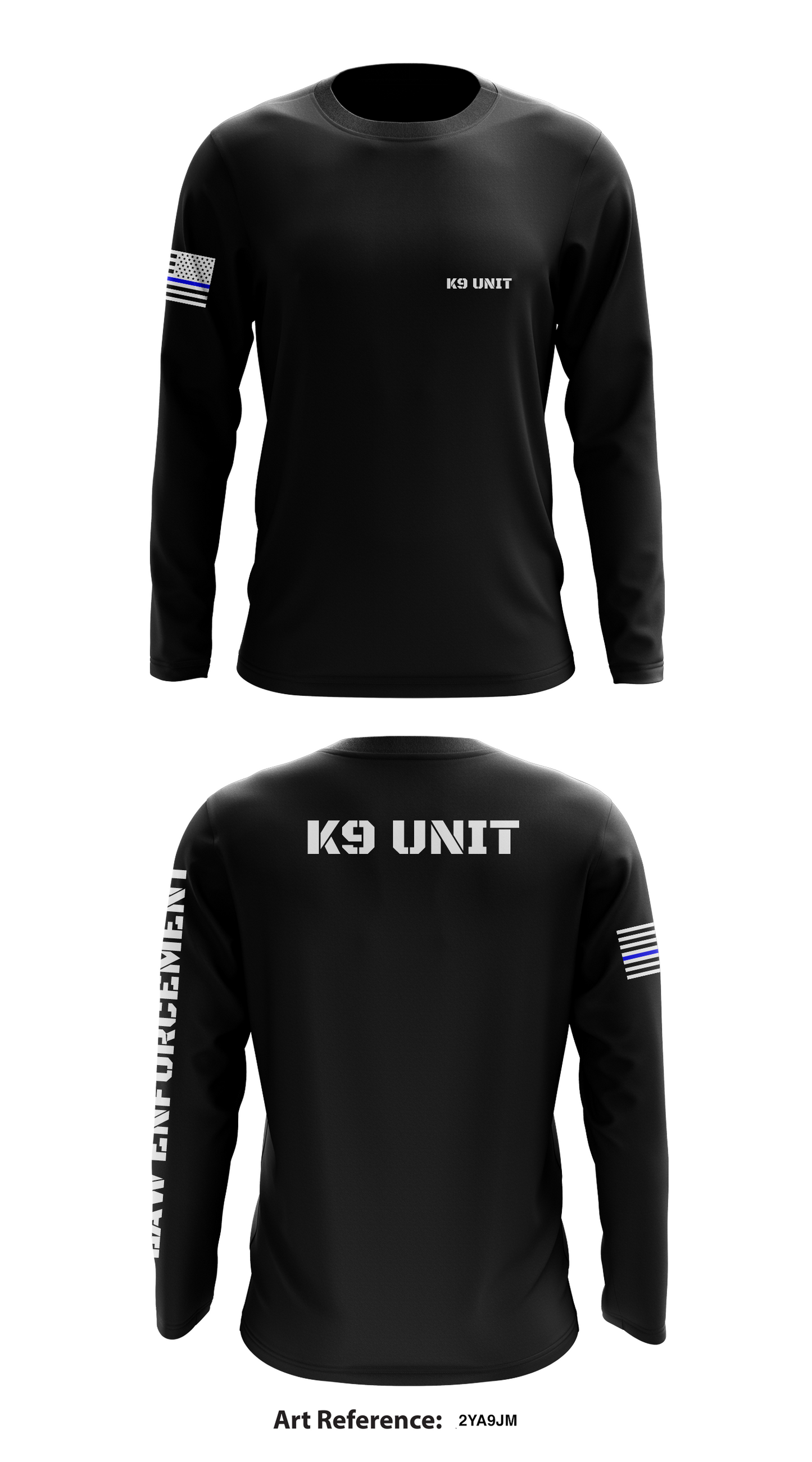 K9 Unit Store 1  Core Men's LS Performance Tee - 2ya9jm