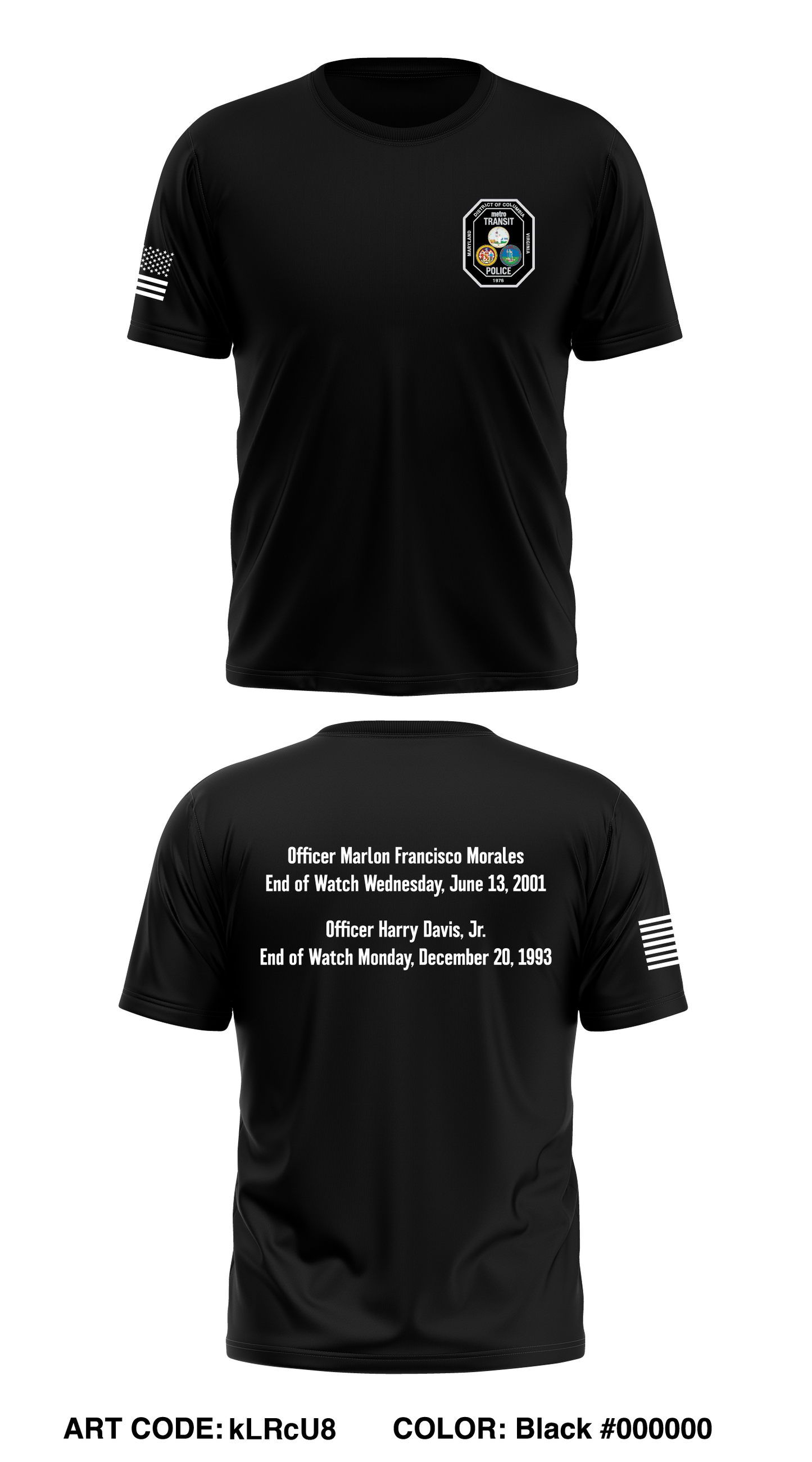 Metro Transit Police Core Men's SS Performance Tee - kLRcU8