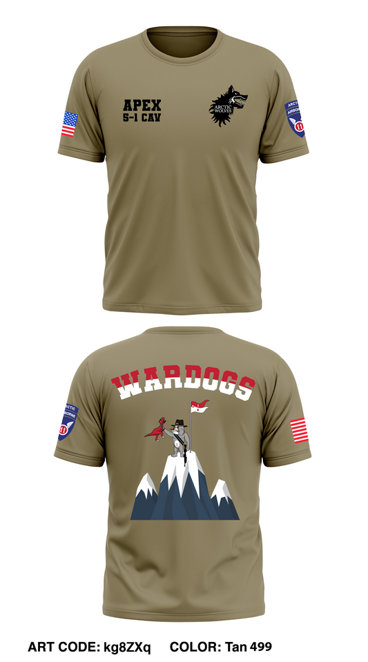 War Dogs Core Men's SS Performance Tee - kg8ZXq