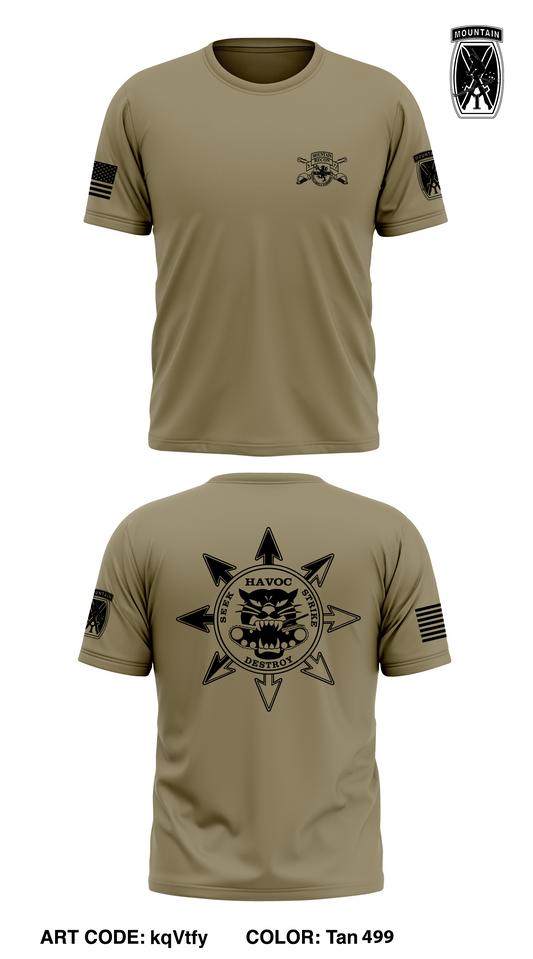 3-71 CAV HHT Store 1 Core Men's SS Performance Tee - kqVtfy