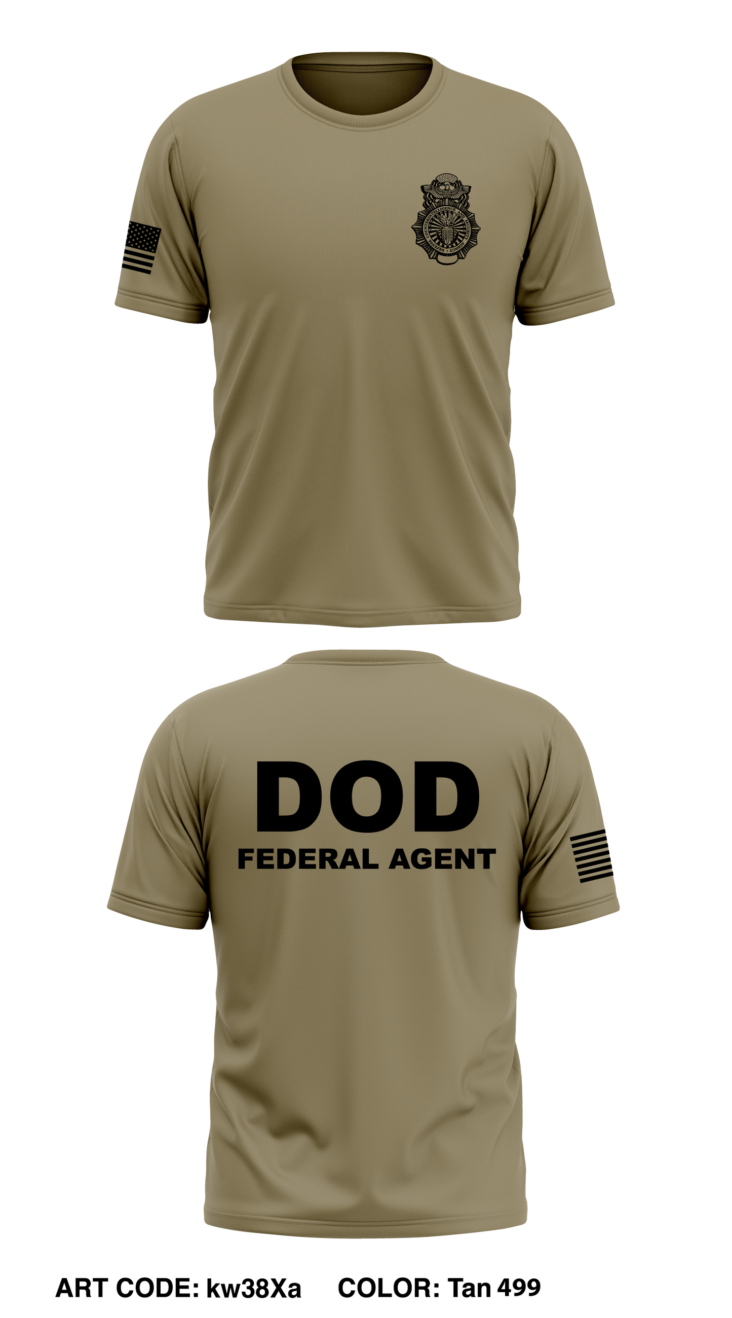Defense Counterintelligence & Security Agency Core Men's SS Performance Tee - kw38Xa