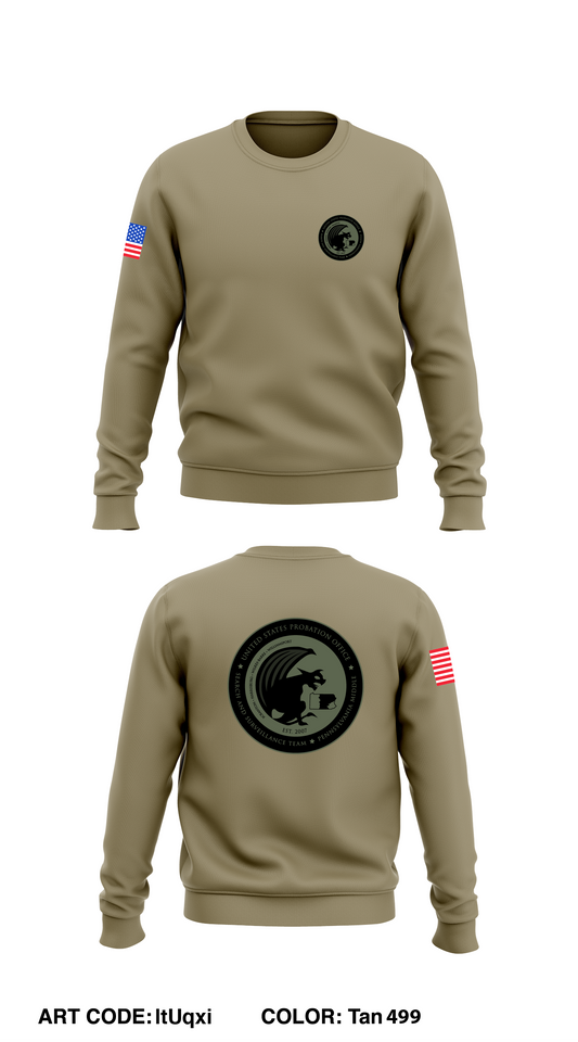 US Probation- Middle Pennsylvania Store 1 Core Men's Crewneck Performance Sweatshirt - ltUqxi