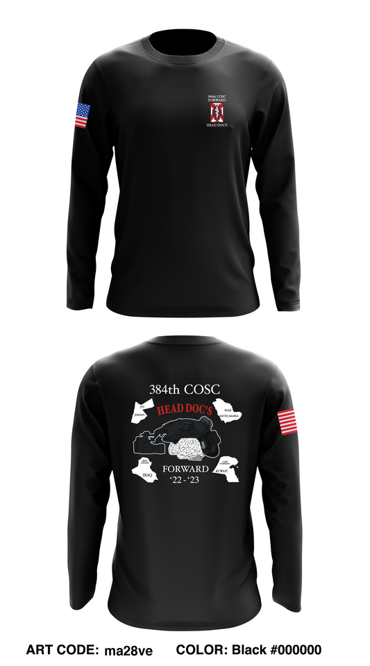 384th COSC Core Men's LS Performance Tee - ma28ve