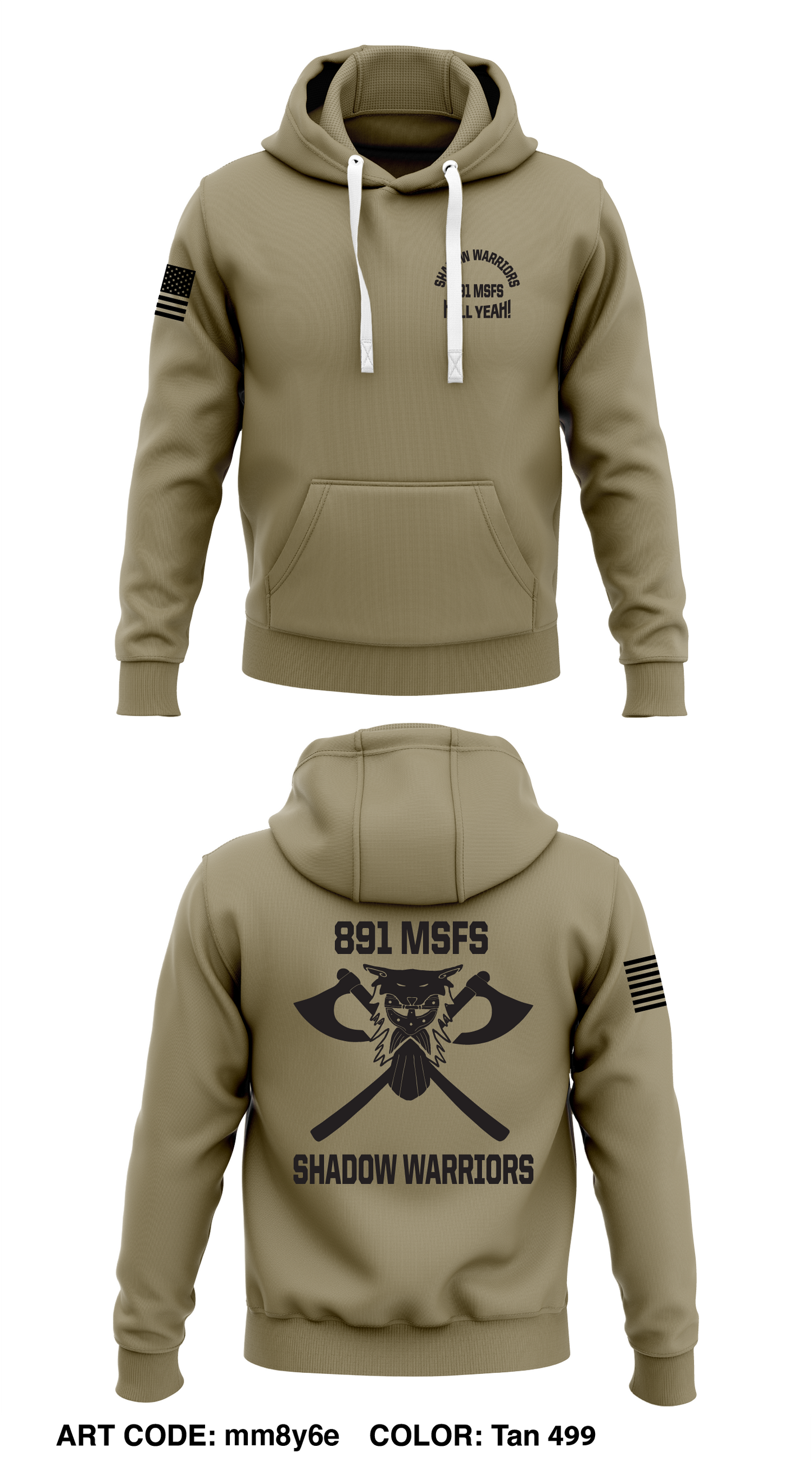 891 MSFS  Core Men's Hooded Performance Sweatshirt - mm8y6e