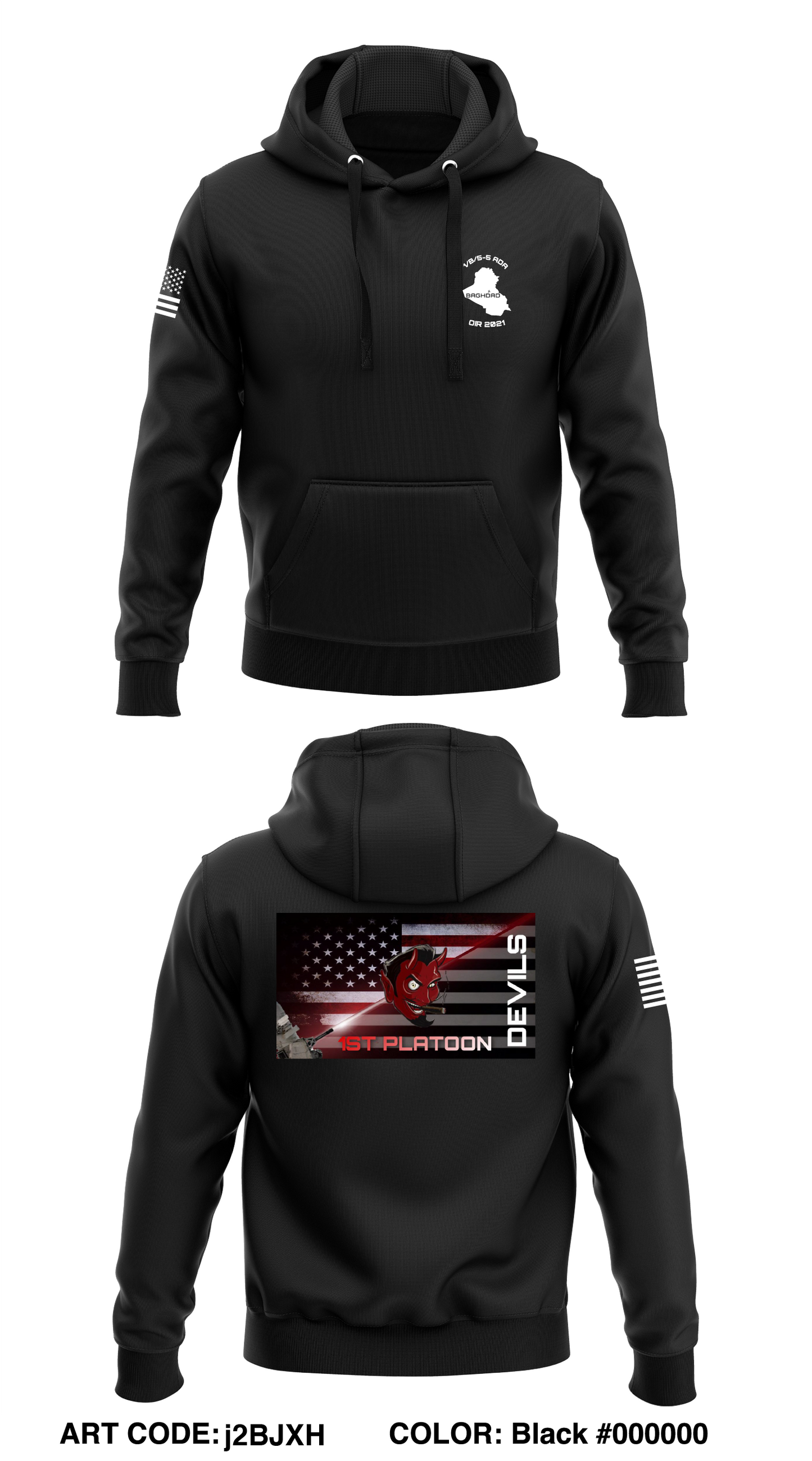 1/B/5-5 ADA Store 1  Core Men's Hooded Performance Sweatshirt - j2BJXH