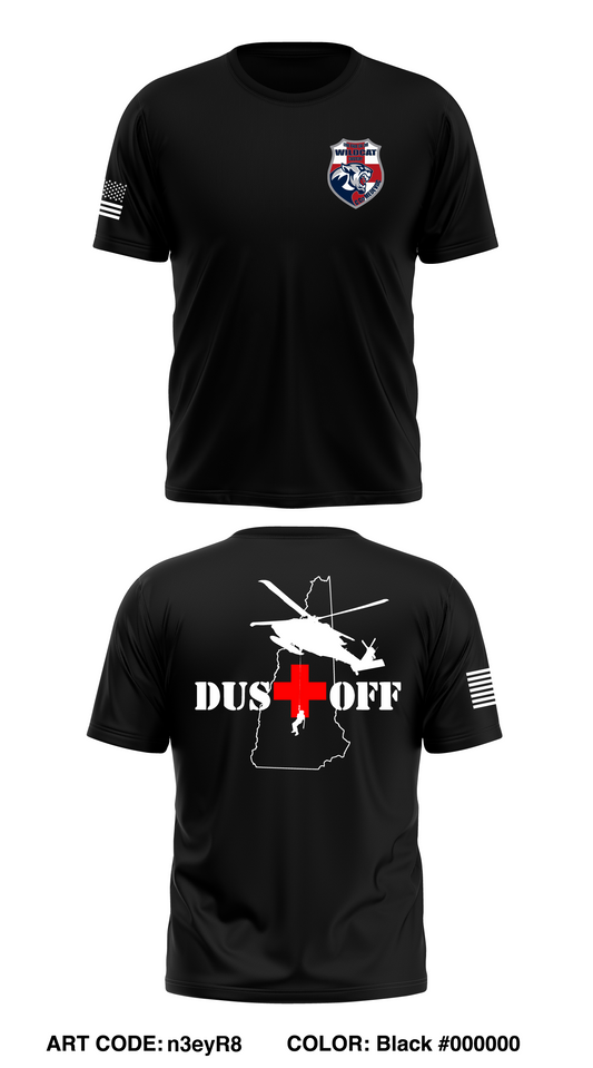 C Co, 3-238th AVN REGT MEDEVAC Core Men's SS Performance Tee - n3eyR8