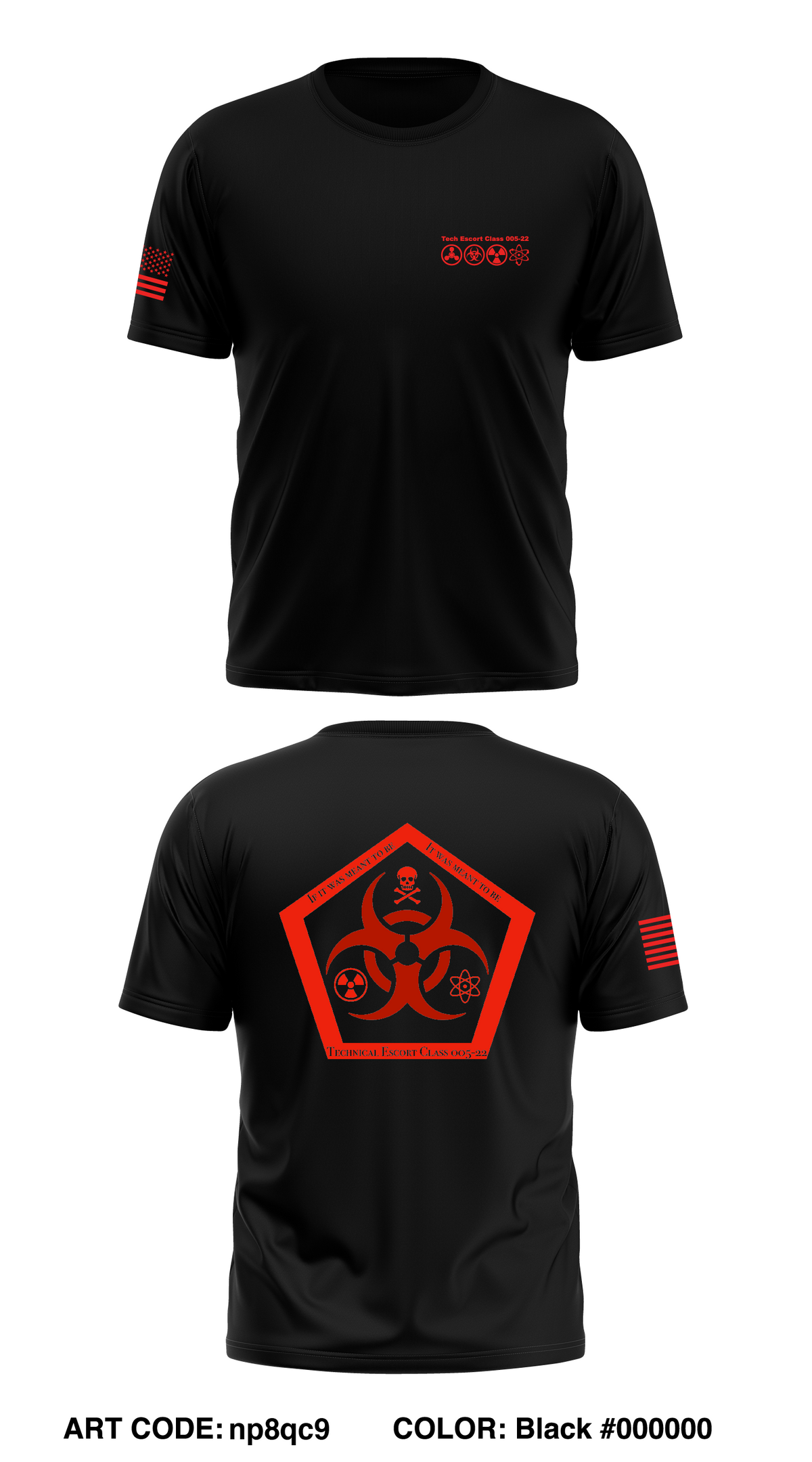 Tech Escort Class 005-22 Core Men's SS Performance Tee - np8qc9
