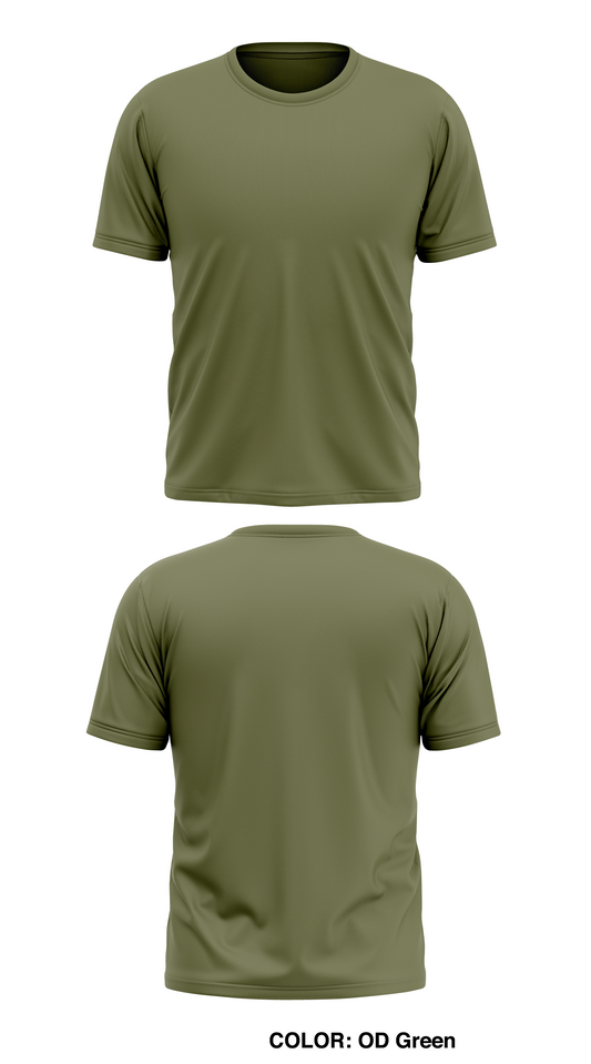 Short Core Men's SS Performance Tee - OD Green Blank