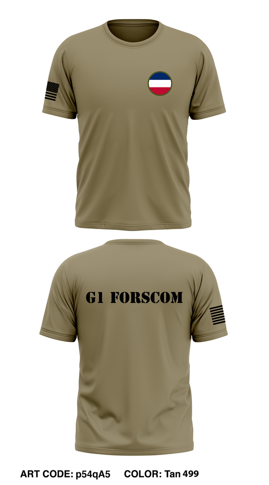 G1 FORSCOM Core Men's SS Performance Tee - p54qA5