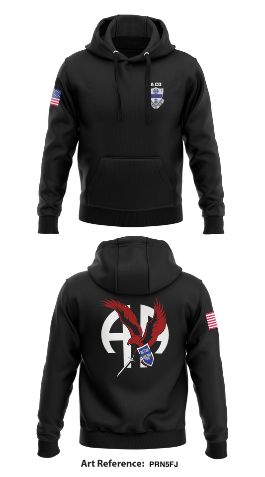 A Company 1/325 AIR  Core Men's Hooded Performance Sweatshirt - pRn5Fj