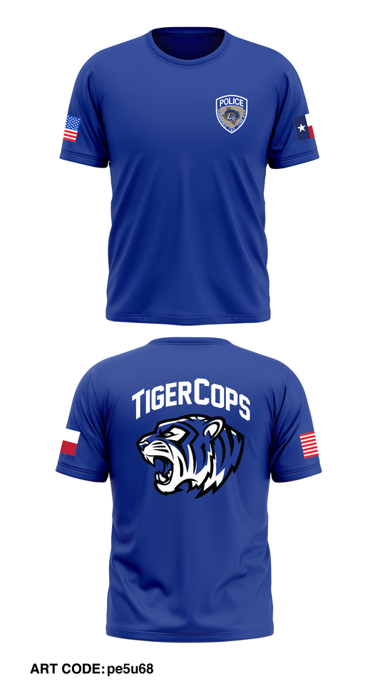 Daingerfield - Lone Star ISD Police Department Core Men's SS Performance Tee - pe5u68