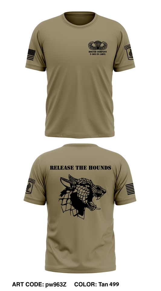 Hound Company 2-503 Core Men's SS Performance Tee - pw963Z