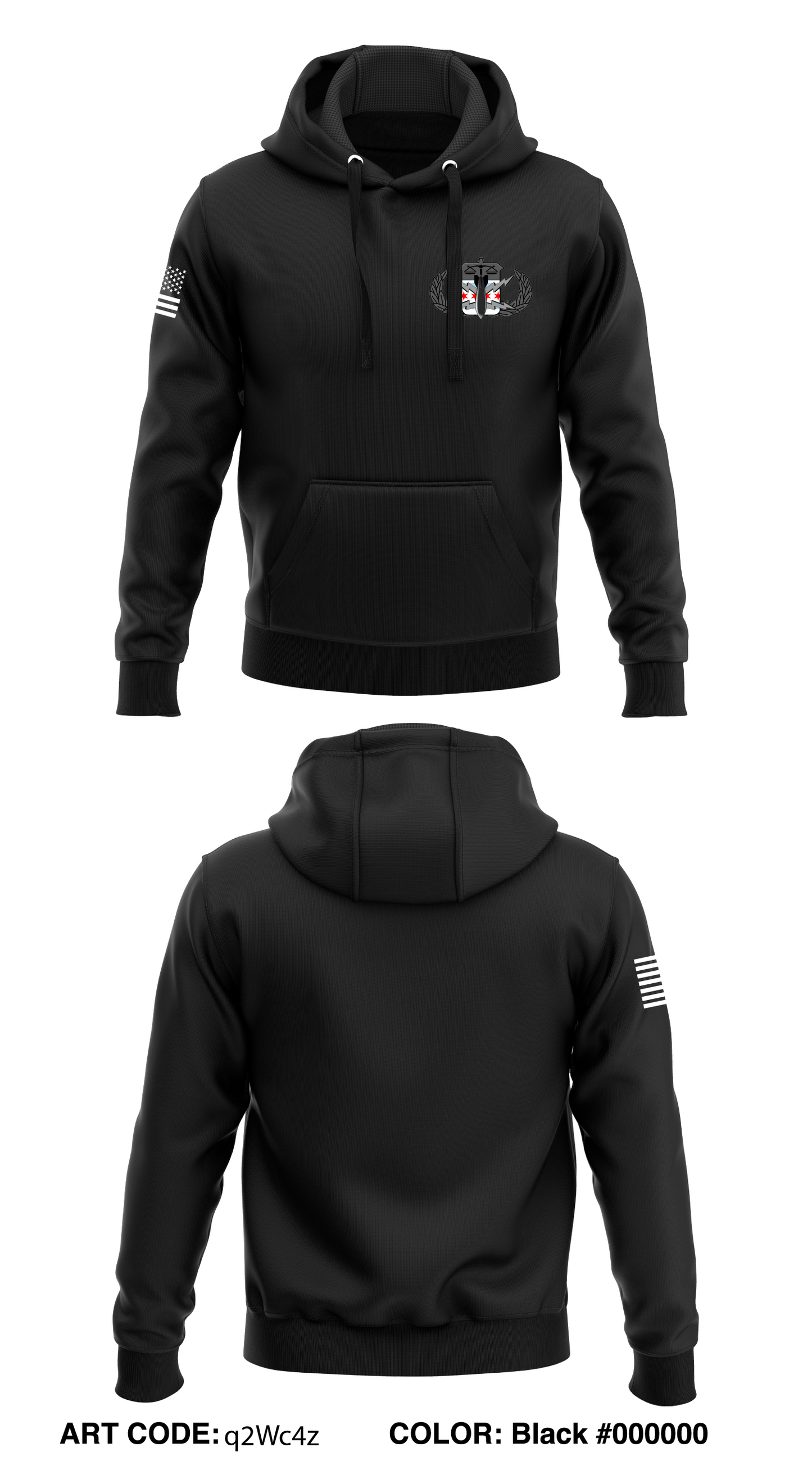 Chicago Bomb Squad Store 1 Core Men's Hooded Performance Sweatshirt - q2Wc4z