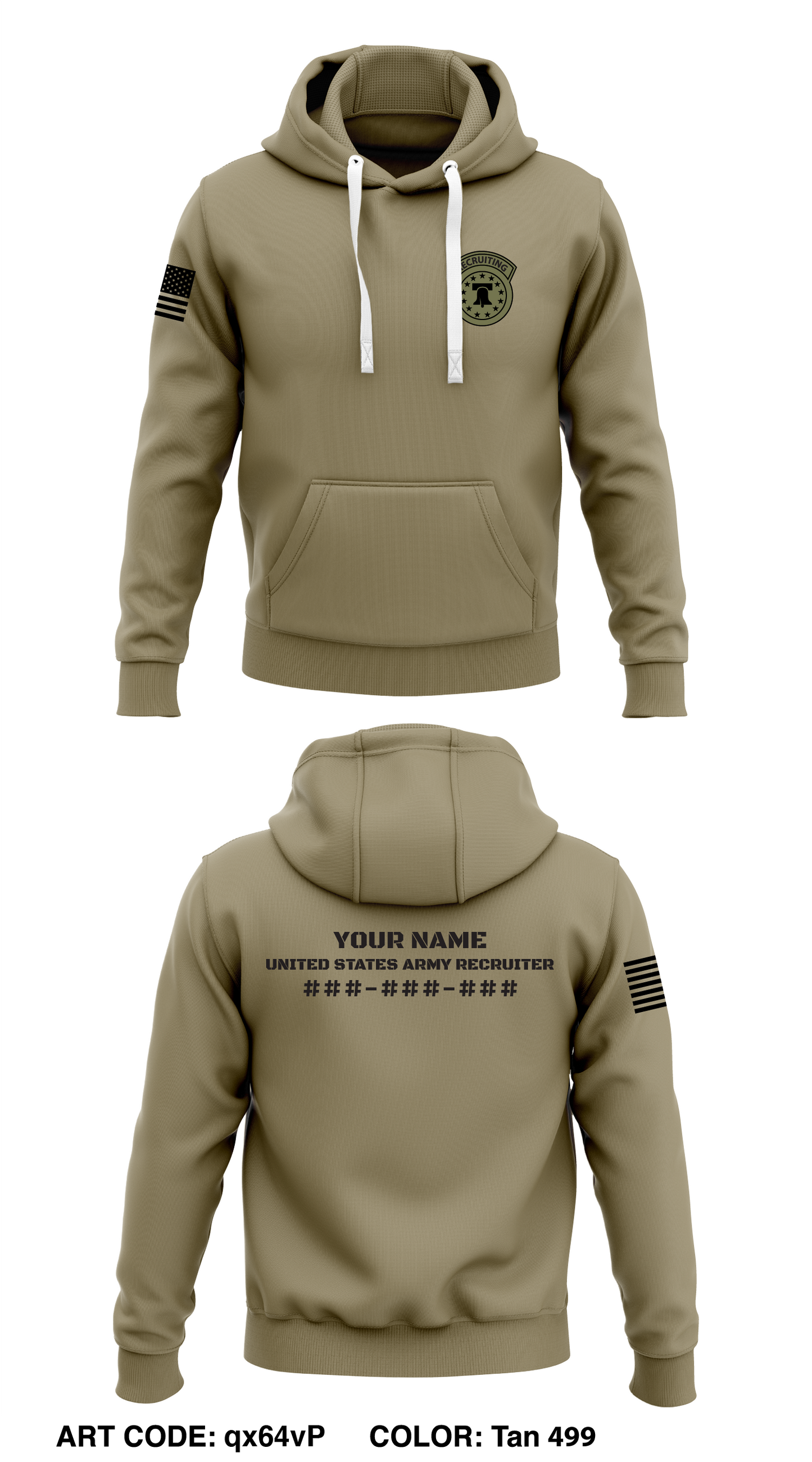 CUSTOM Largo Army Recruiting Store 1  Core Men's Hooded Performance Sweatshirt - qx64vP